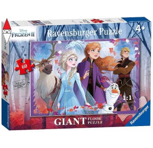 , , , PUZZLE RAVENSBURGER PUZZLE 60 PZ PAVIMENTO FROZEN 2 A