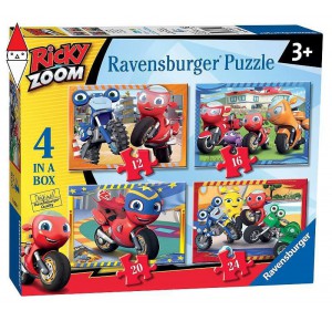 , , , PUZZLE RAVENSBURGER PUZZLE 4IN1 RICKY ZOOM