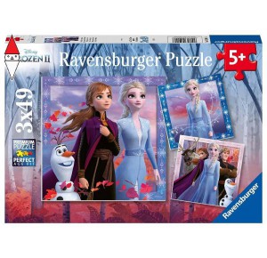 , , , PUZZLE RAVENSBURGER PUZZLE 3X49 PZ FROZEN 2