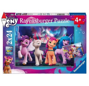 RAVENSBURGER, , , PUZZLE RAVENSBURGER PUZZLE 2X24 PZ MY LITTLE PONY