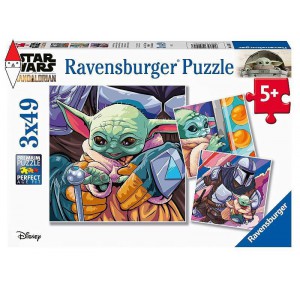 , , , PUZZLE RAVENSBURGER PUZZLE 3X49 PZ THE MANDALORIAN: BABY YODA