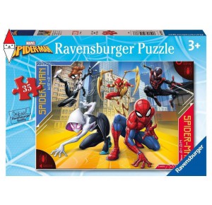 RAVENSBURGER, , , PUZZLE RAVENSBURGER PUZZLE 35 PZ SPIDERMAN