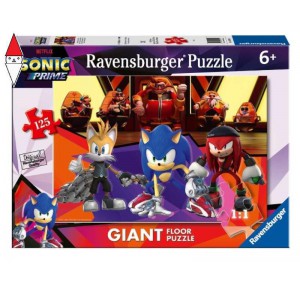 RAVENSBURGER, , , PUZZLE RAVENSBURGER PUZZLE 125 GIANT SONIC