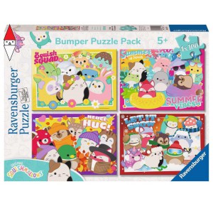 RAVENSBURGER, , , PUZZLE RAVENSBURGER PUZZLE 4X100 SQUISHMALLOWS 5715