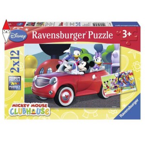 , , , PUZZLE RAVENSBURGER PUZZLE 2X12 PZ TOPOLINOMINNIE AND CO.