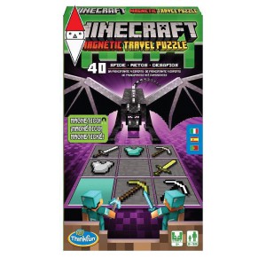 RAVENSBURGER, , , GIOCO DA TAVOLO RAVENSBURGER MINECRAFT TRAVEL PUZZLE MTP (ORDINE MIN. 6PZ)