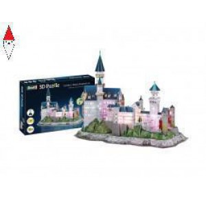 , , , REVELL 3D PUZZLE SCHLOSS NEUSCHWANSTEIN (LED VERSION)