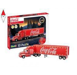 , , , REVELL 3D PUZZLE COCA-COLA TRUCK (LED VERSION)