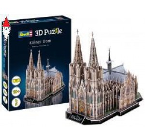 , , , REVELL FAMOUS BUILDINGS - COLOGNE CATHEDRAL 3D PUZZLE