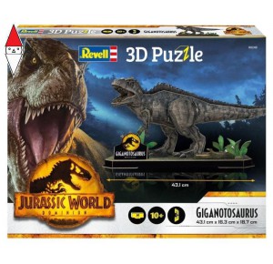 , , , PUZZLE 3D REVELL JURASSIC WORLD PUZZLE GIGANTOSAURUS