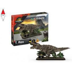 , , , REVELL 3D PUZZLE JURASSIC WORLD - T.REX