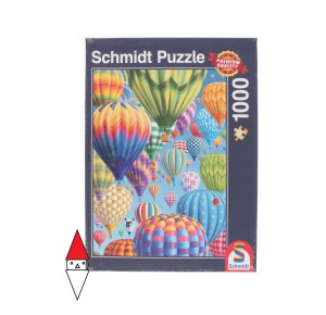 , , , PUZZLE OGGETTI SCHMIDT MONGOLFIERE COLORFUL BALLOONS IN THE SKY 1000 PZ