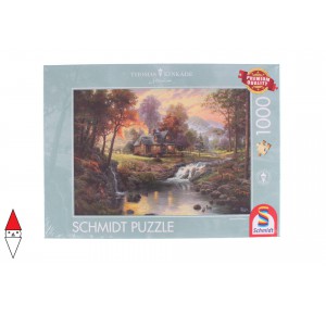 , , , PUZZLE PAESAGGI SCHMIDT COTTAGES E CHALETS KINKADE MOUNTAIN RETREAT 1000 PZ