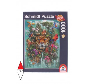 SCHMIDT, , , PUZZLE ANIMALI SCHMIDT ANIMALI VARI KING OF THE JUNGLE 1000 PZ