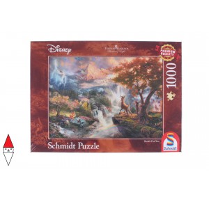 , , , PUZZLE DISNEY SCHMIDT CARTONI ANIMATI KINKADE DISNEY BAMBI 1000 PZ