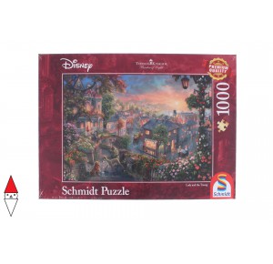 , , , PUZZLE DISNEY SCHMIDT CARTONI ANIMATI KINKADE DISNEY LADY AND THE TRAMP 1000 PZ