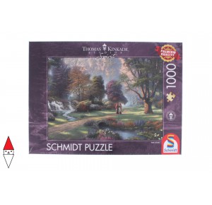 , , , PUZZLE PAESAGGI SCHMIDT BOSCHI E FORESTE KINKADE SPIRIT WALK OF FAITH 1000 PZ