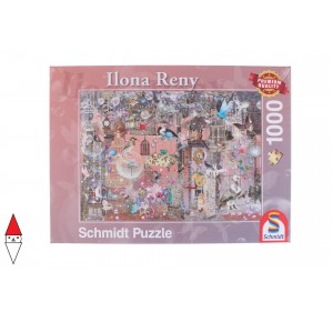 SCHMIDT, , , PUZZLE GRAFICA SCHMIDT FANTASY RENY PINK BEAUTY 1000 PZ