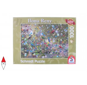 SCHMIDT, , , PUZZLE GRAFICA SCHMIDT FANTASY RENY PARROT JUNGLE 1000 PZ