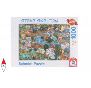 , , , PUZZLE GRAFICA SCHMIDT FUMETTI GETTING AWAY FROM IT ALL STEVE SKELTON 1000 PZ