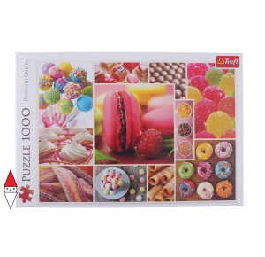 , , , PUZZLE OGGETTI TREFL ALIMENTI CANDY COLLAGE 1000 PZ