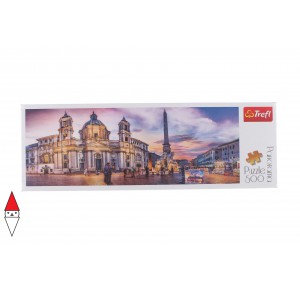 , , , PUZZLE PAESAGGI TREFL CITTA PIAZZA NAVONA 500 PZ