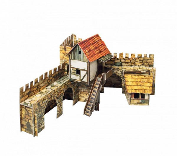 UMBUM, 376, 4627081553872, PUZZLE 3D UMBUM CITTA MEDIOEVALE TOWN SQUARE ACTORS 376
