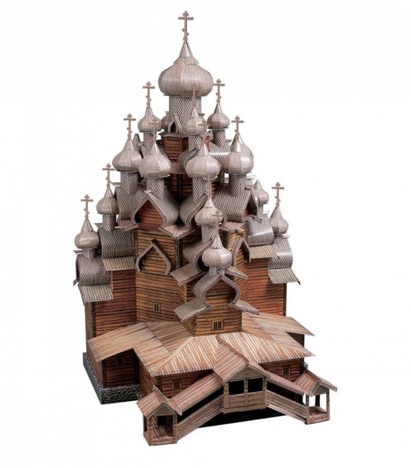 UMBUM, 151, 4627081550055, PUZZLE 3D UMBUM ARCHITECTURE CHIESA DELLA TRASFIGURAZIONE KIZHI ISLAND 151