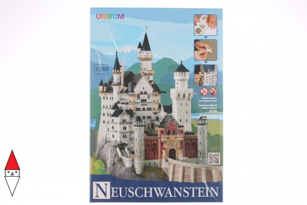 UMBUM, 157, 4627081550048, PUZZLE 3D UMBUM ARCHITECTURE CASTELLO DI NEUSCHWANSTEIN 157