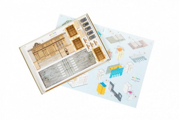 UMBUM, 301, 4627081552844, PUZZLE 3D UMBUM ARCHITECTURE STAZIONE SAINT LAZARE PARIGI 301
