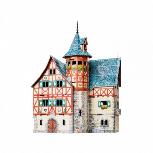 UMBUM, 414, 4627081554305, PUZZLE 3D UMBUM CITTA MEDIOEVALE NEW TOWN HALL NUOVO MUNICIPIO 414
