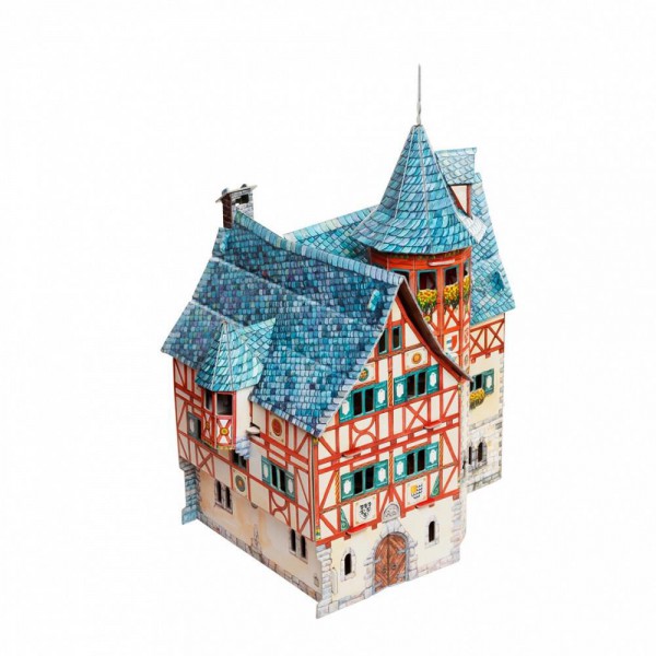 UMBUM, 414, 4627081554305, PUZZLE 3D UMBUM CITTA MEDIOEVALE NEW TOWN HALL NUOVO MUNICIPIO 414