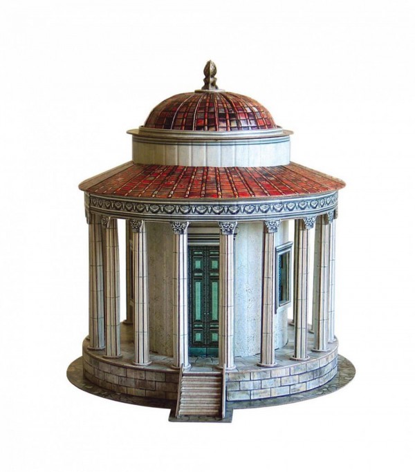 UMBUM, 339, 4627081553469, PUZZLE 3D UMBUM ARCHITECTURE TEMPIO DI VESTA ROMA 339