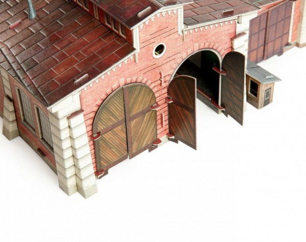 UMBUM, 305, 4627081553049, PUZZLE 3D UMBUM EDIFICI FERROVIA DEPOSITO LOCOMOTIVE 305