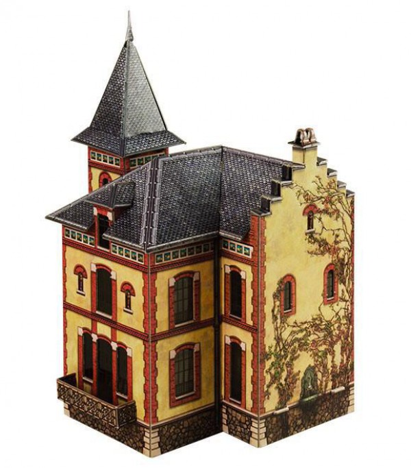 UMBUM, 318, 4627081553261, PUZZLE 3D UMBUM EDIFICI FERROVIA VILLA A VILLEMOMBLE 318