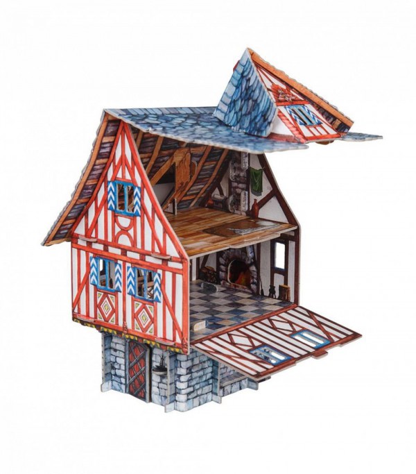 UMBUM, 379, 4627081553919, PUZZLE 3D UMBUM CITTA MEDIOEVALE MERCHANT HOUSE CASA DEL MERCANTE 379