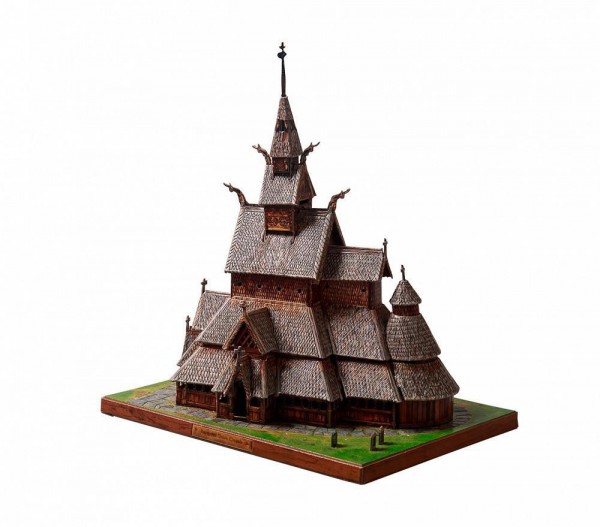 UMBUM, 361, 4627081553704, PUZZLE 3D UMBUM ARCHITECTURE CHIESA DEL BORGO DI STAVEN 361