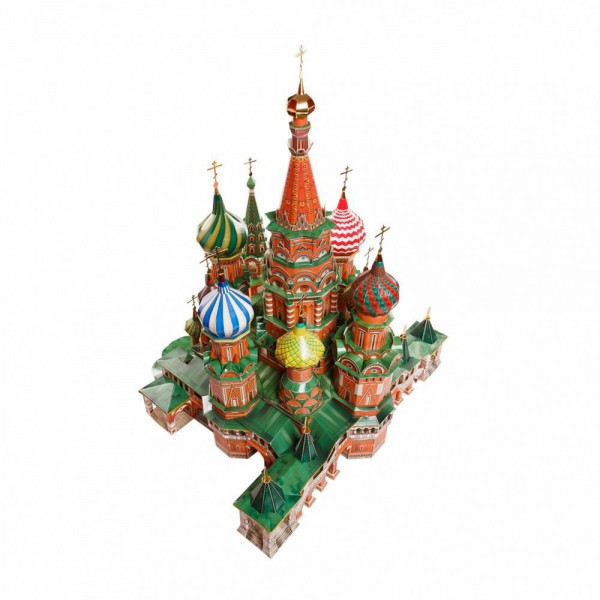 UMBUM, 195, 4607014481953, PUZZLE 3D UMBUM CATTEDRALE DI SAN BASIGLIO MOSCA 195