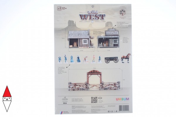 UMBUM, 475, 4627081555142, PUZZLE 3D UMBUM UNDERTAKER POMPE FUNEBRI 475