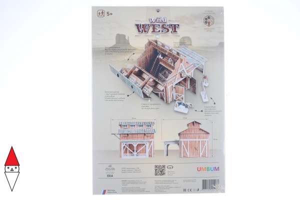 UMBUM, 475, 4627081555142, PUZZLE 3D UMBUM UNDERTAKER POMPE FUNEBRI 475