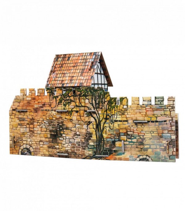 UMBUM, 250, 4607014482509, PUZZLE 3D UMBUM HOUSE NEAR THE WALL CASA VIVINO AL MURO 250