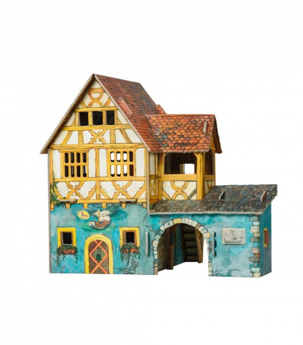 UMBUM, 284, 4607014482844, PUZZLE 3D UMBUM HOUSE OF A SEAMEN CASA CON DARSENA 284