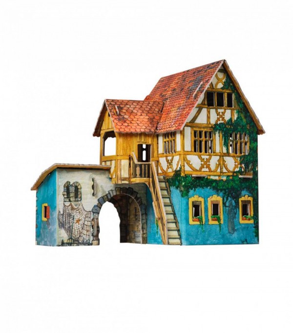 UMBUM, 284, 4607014482844, PUZZLE 3D UMBUM HOUSE OF A SEAMEN CASA CON DARSENA 284