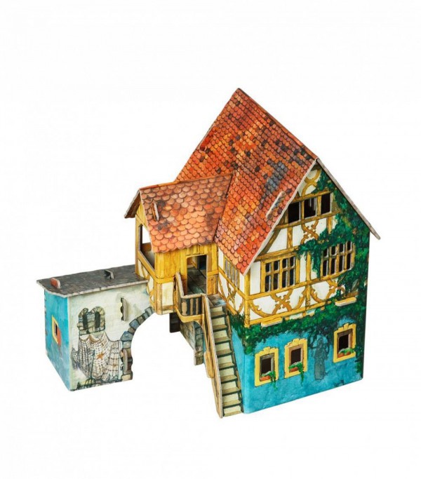 UMBUM, 284, 4607014482844, PUZZLE 3D UMBUM HOUSE OF A SEAMEN CASA CON DARSENA 284