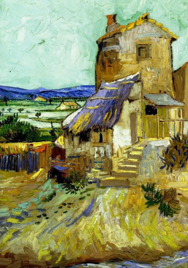 GRAFIKA, Grafika-00063, 3663384000638, PUZZLE ARTE GRAFIKA VINCENT VAN GOGH LE VIEUX MOULIN IMPRESSIONISMO 1000 PZ
