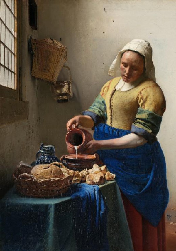 GRAFIKA, Grafika-00142, 3663384001420, PUZZLE ARTE GRAFIKA VERMEER JOHANNES LA LAITIERE 1658-1661 PITTURA 1600 1000 PZ