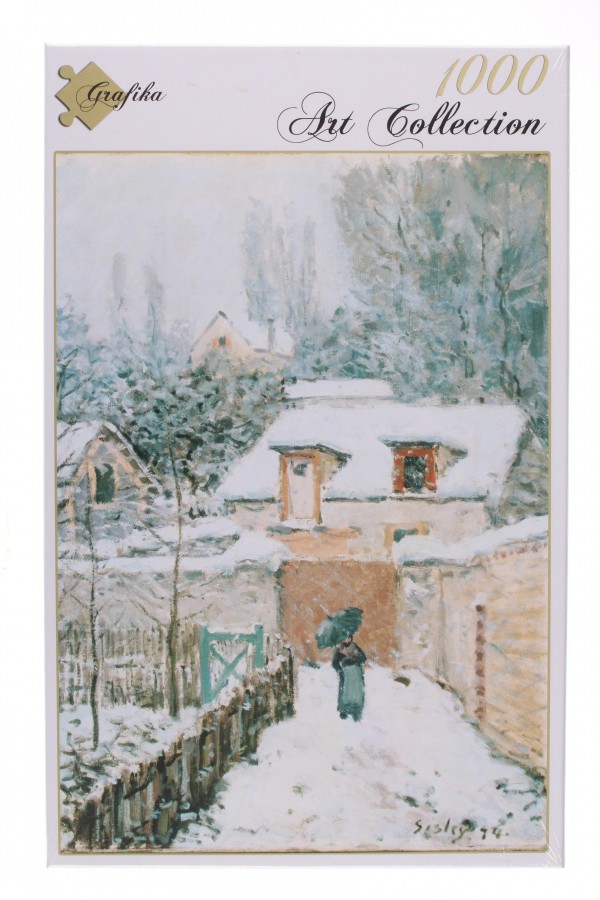 GRAFIKA, Grafika-00179, 3663384001796, PUZZLE ARTE GRAFIKA SISLEY LA NEIGE A LOUVECIENNES IMPRESSIONISMO 1000 PZ