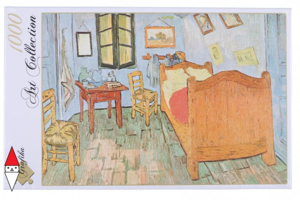 GRAFIKA, Grafika-00070, 3663384000706, PUZZLE ARTE GRAFIKA VAN GOGH LA CHAMBRE DE VAN GOGH IMPRESSIONISMO 1000 PZ