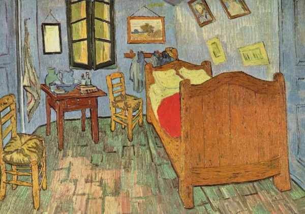 GRAFIKA, Grafika-00070, 3663384000706, PUZZLE ARTE GRAFIKA VAN GOGH LA CHAMBRE DE VAN GOGH IMPRESSIONISMO 1000 PZ
