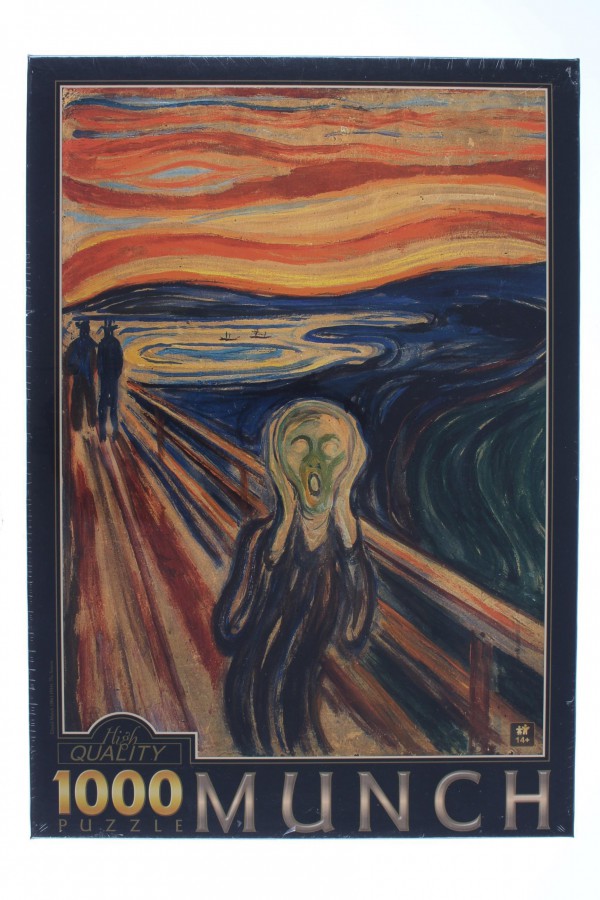 DTOYS, Dtoys-72832-MU01-(72832), 5947502872832, PUZZLE ARTE DTOYS MUNCH EDVARD L URLO PITTURA 1900 1000 PZ